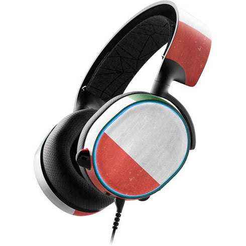 Italy Flag Distressed SteelSeries Arctis 3 Skin
